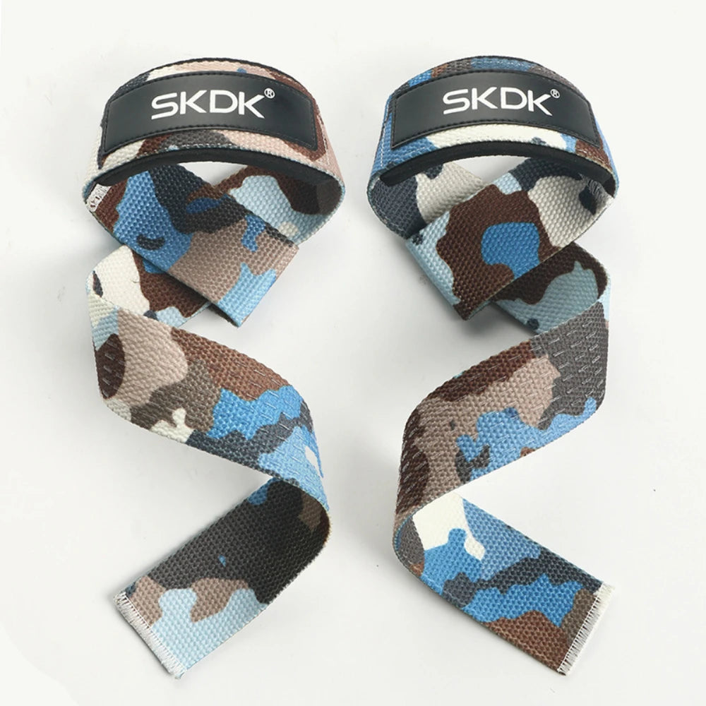 2Pcs Weightlifting Wrist Straps Strength Training Adjustable Non-Slip Gym Fitness Lifting Strap Wrist Support Sports Grip Band